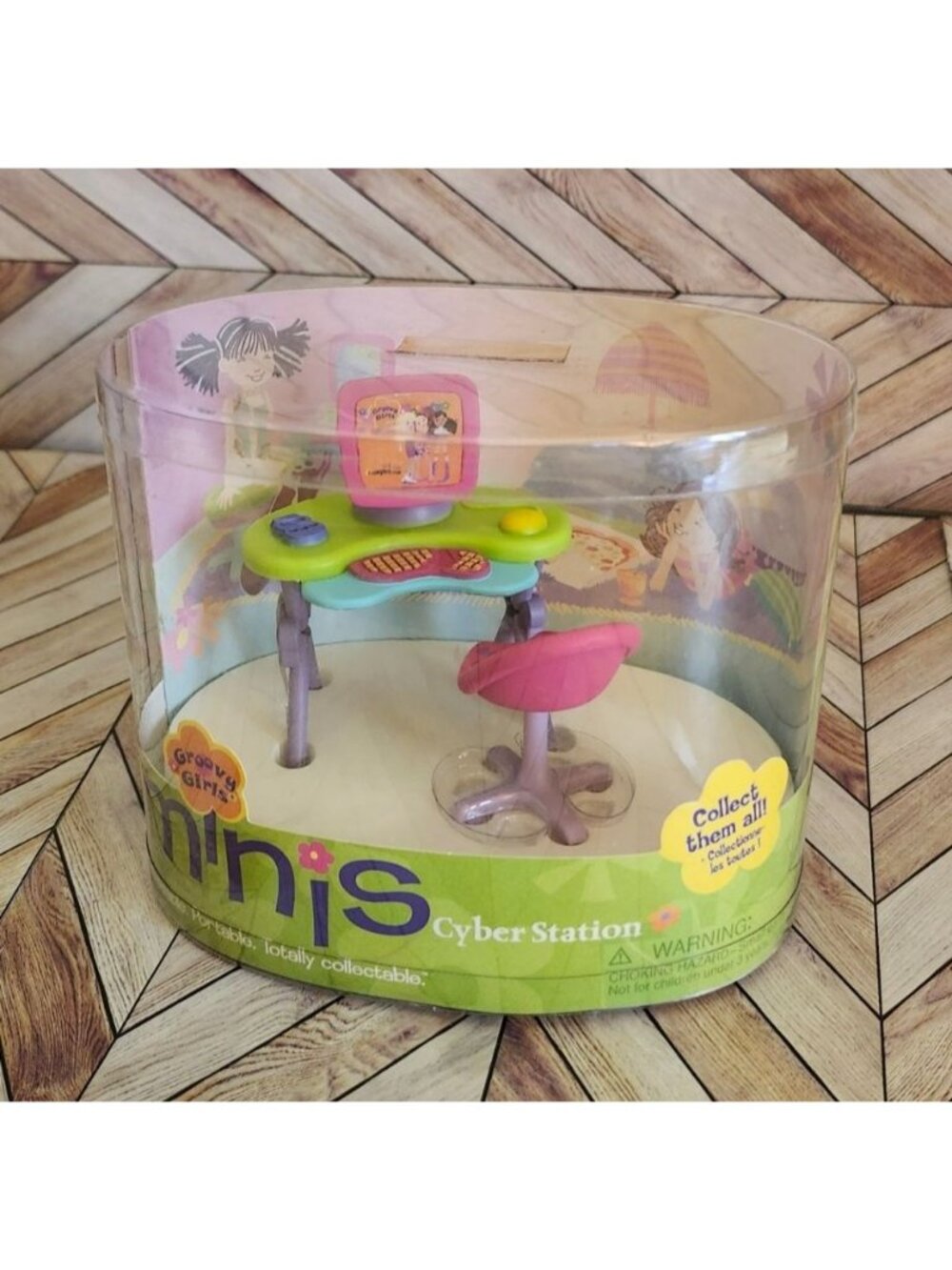 New Groovy Girls MINIS Cyber Station Computer Desk Doll Furniture Accessories